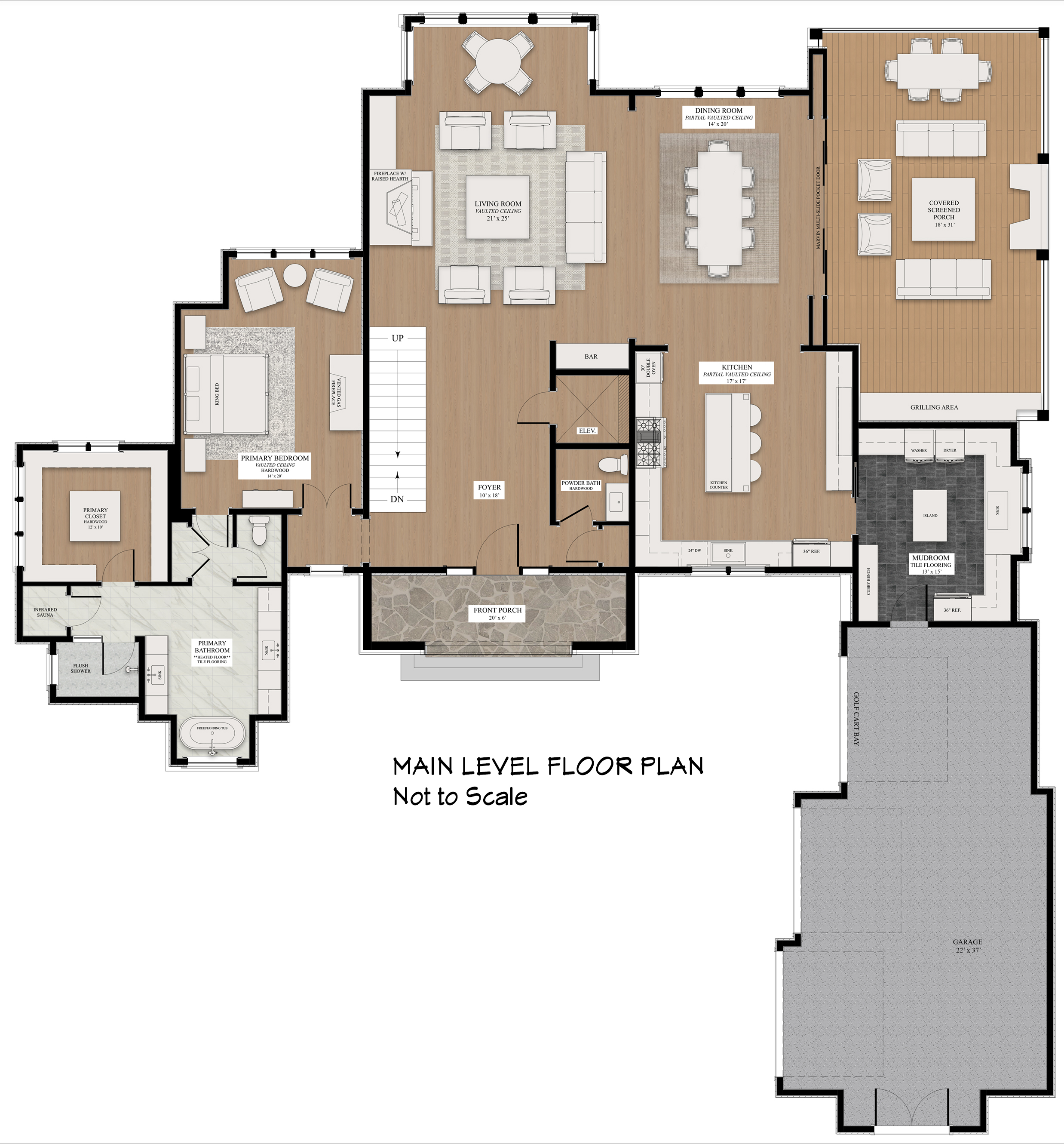 MAIN LEVEL FLOOR PLAN