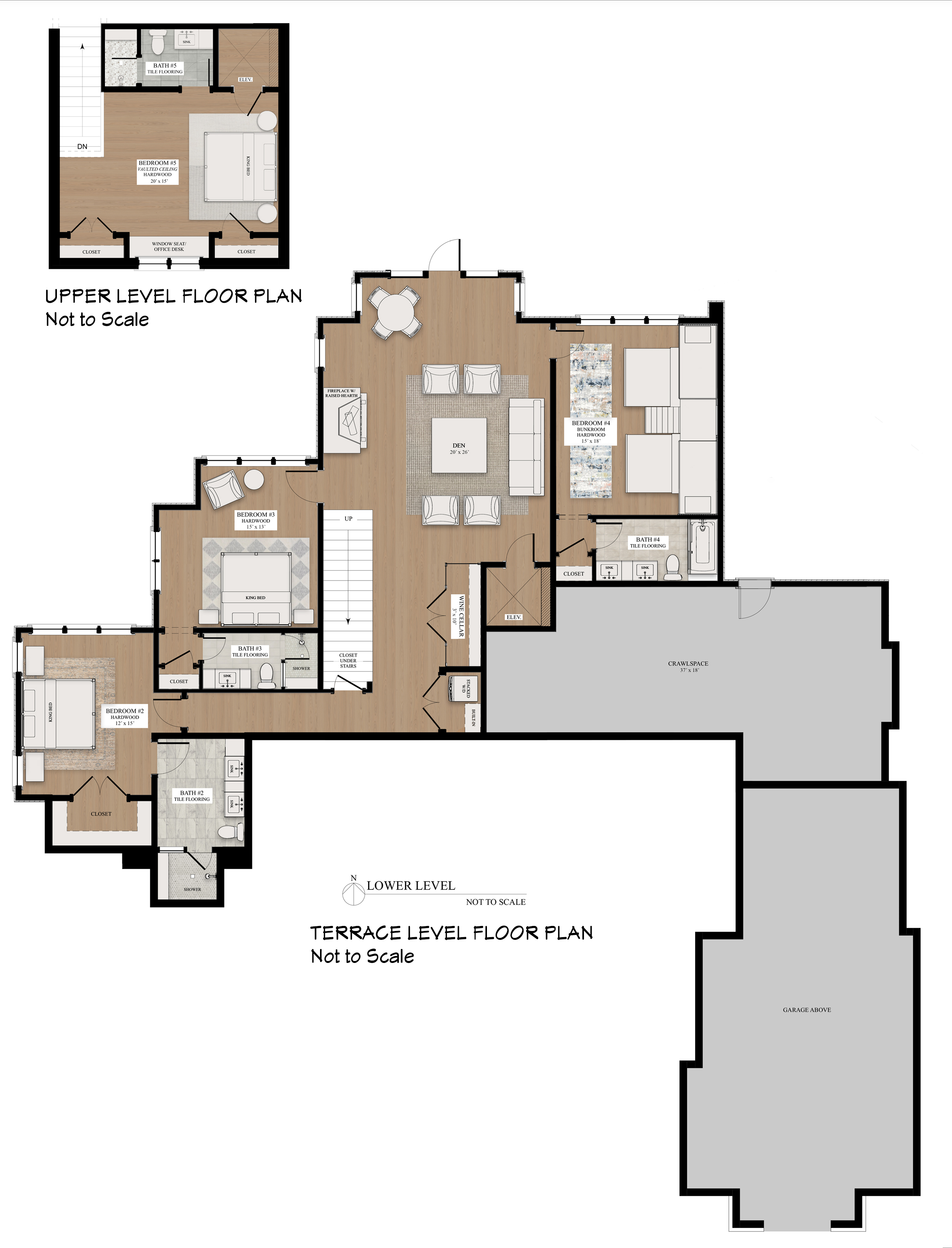 UPPER AND LOWER LEVELS